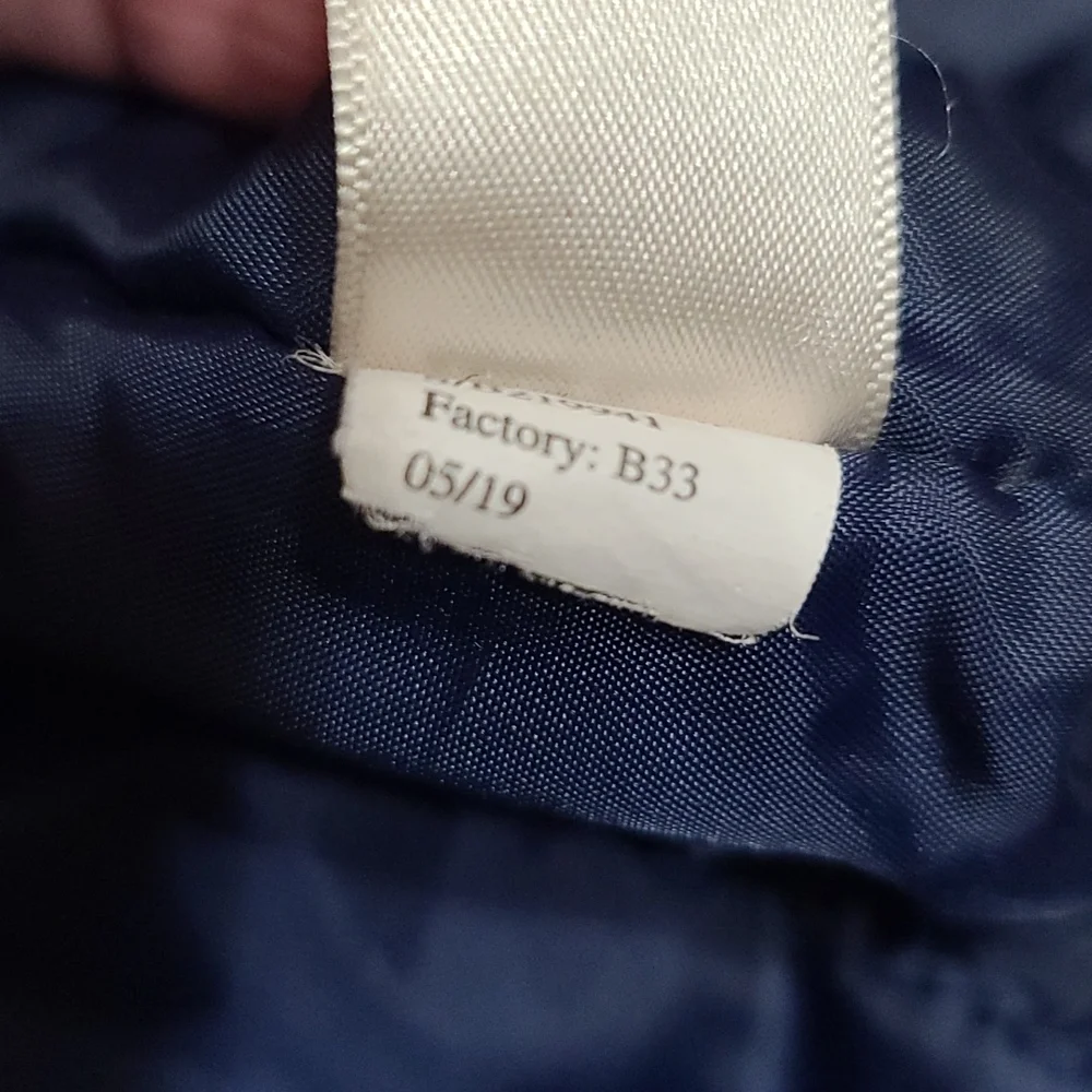 Osh Kosh B'Gosh Toddler Girls‎ Coat 1%Wool Blend Navy Sparkly Hooded Size 4 EUC